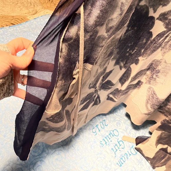 Vera Wang Watercolor Cardigan - Picture 2 of 7